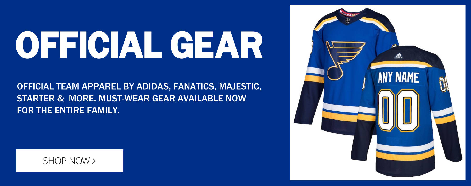 Officially Licensed St. Louis Blues Gear and Merchandise 