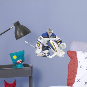 Jordan Binnington for St. Louis Blues - Officially Licensed NHL Removable Wall Decal Large by Fathead | Vinyl