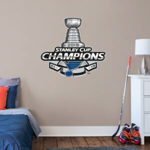 St. Louis Blues: 2019 Stanley Cup Champions Logo - Officially Licensed NHL Removable Wall Decal Giant Logo (43"W x 39"H) by Fath