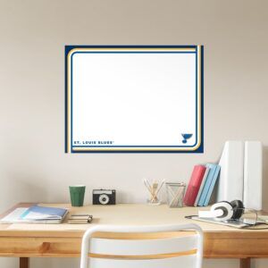St. Louis Blues: Dry Erase Whiteboard - X-Large Officially Licensed NHL Removable Wall Decal XL by Fathead | Vinyl