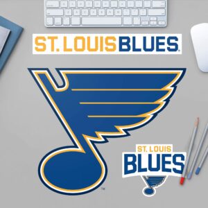 St. Louis Blues: Logo - Officially Licensed NHL Removable Wall Decal Large by Fathead | Vinyl