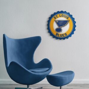 St. Louis Blues: Officially Licensed NHL Bottle Cap Wall Sign 18.5x18.5 by Fathead