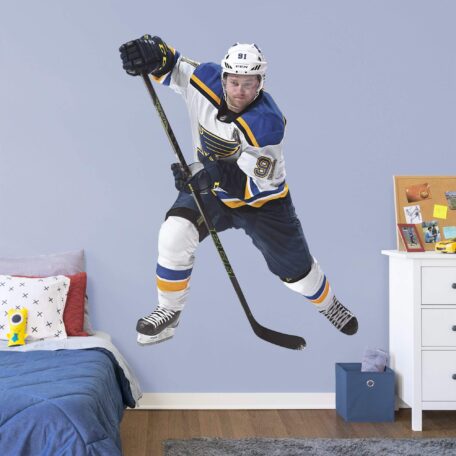Vladimir Tarasenko for St. Louis Blues - Officially Licensed NHL Removable Wall Decal Life-Size Athlete + 2 Team Decals (55"W x