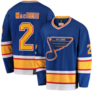 Men's Fanatics Branded Al Macinnis Blue St. Louis Blues Premier Breakaway Retired Player Jersey