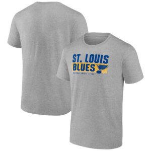 Men's Fanatics Branded Heathered Gray St. Louis Blues Jet Speed T-Shirt