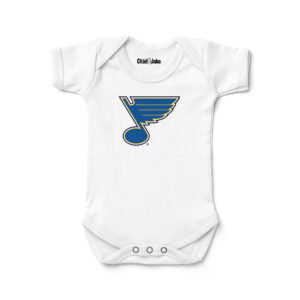 Newborn & Infant Chad & Jake White St. Louis Blues Logo Bodysuit